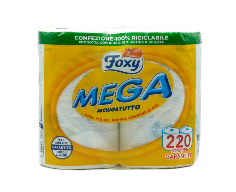 CARTA CUCINA MEGA FOXY +20 STRAPPI GRATIS - GodinaPiù: Supermercato,  Ristorante e Gastronomia
